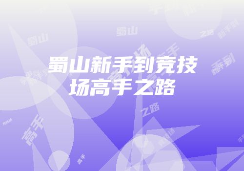 蜀山新手到竞技场高手之路