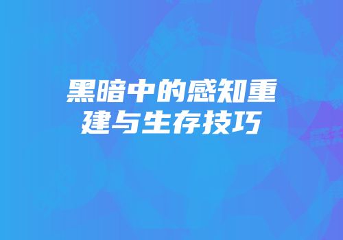 黑暗中的感知重建与生存技巧